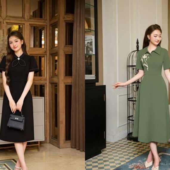 Các mẫu đầm chữ a suông đẹp nhất chị em nên sở hữu ngay