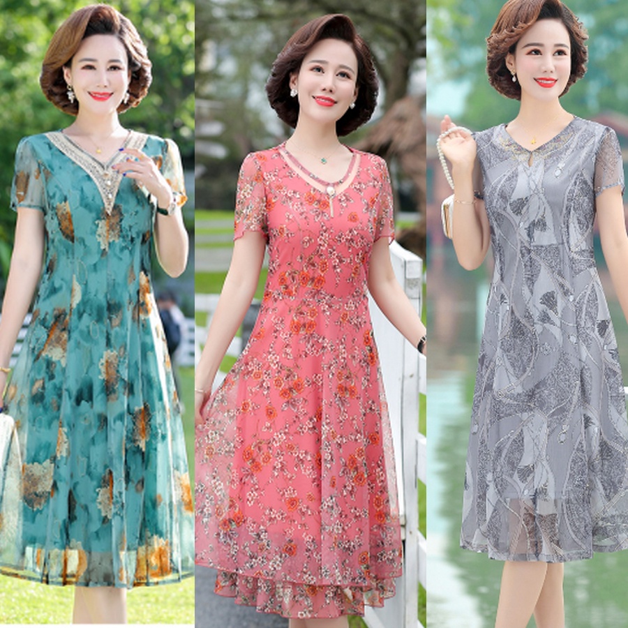 Tuyển chọn các mẫu váy đầm trung niên hàn quốc đẹp