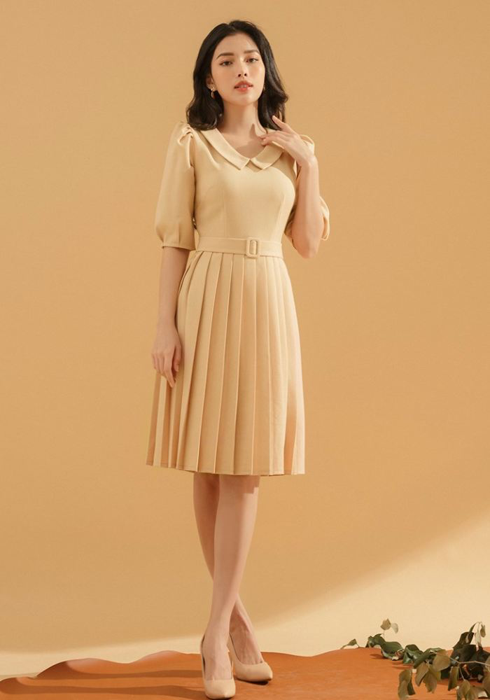 Top 10 mẫu váy đầm công sở hàng hiệu liền thân sang trọng