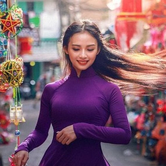 Top 7 mẫu áo dài tím Huế đẹp nhất định phải thử vào mùa thu