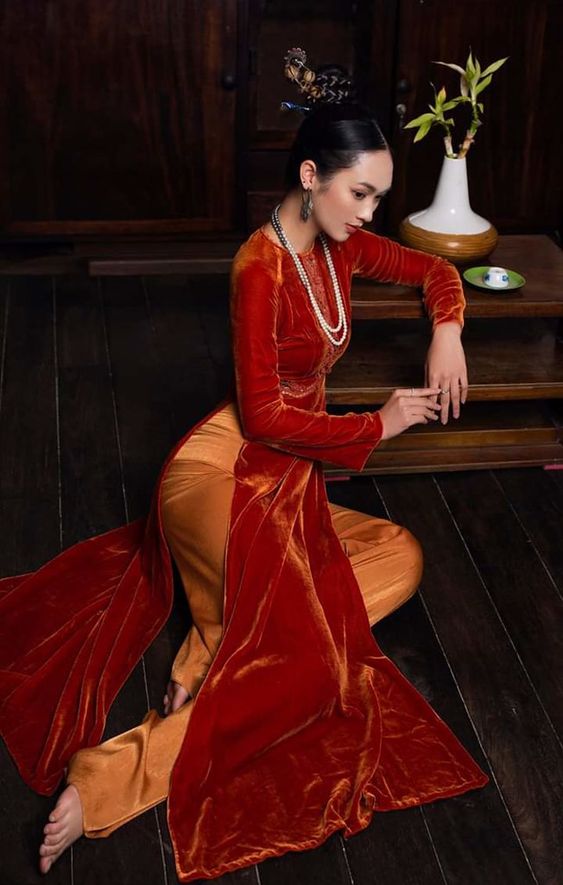 TOP các mẫu áo dài đẹp làm nên thương hiệu của Việt Nam 128