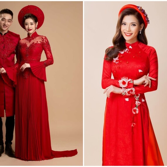 Kiểu áo dài cưới phù hợp cho cô dâu trong ngày trọng đại?
