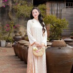 Áo dài AD281 - QD051 cách tân  LẺ ÁO KHÔNG CÓ QUẦN