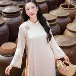 Áo dài AD281 - QD051 cách tân  LẺ ÁO KHÔNG CÓ QUẦN