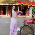 Áo dài cách tân tà ngắn phối hồ điệp 3D AD188 (LẺ ÁO)
