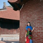 Áo dài cách tân in họa tiết trừu tượng AD227 (LẺ ÁO)