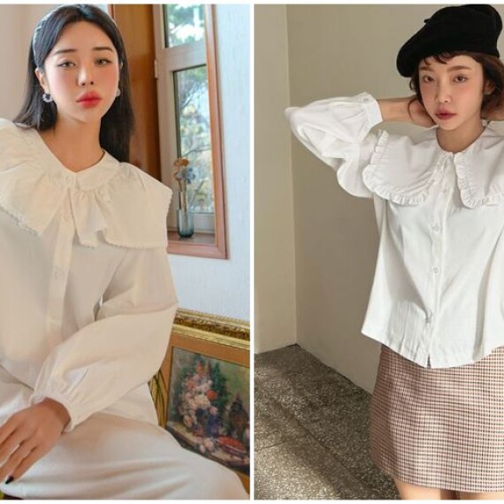 Top áo sơ mi kiểu nữ đẹp 2023