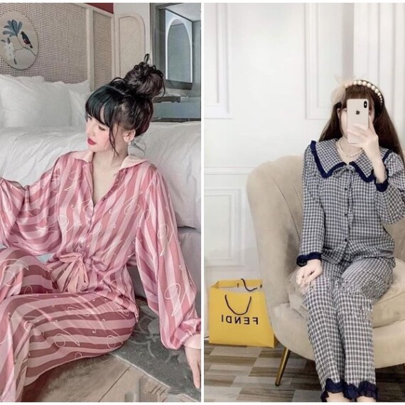 12 mẫu áo sơ mi pijama nữ đẹp bán chạy nhất hiện nay 2023