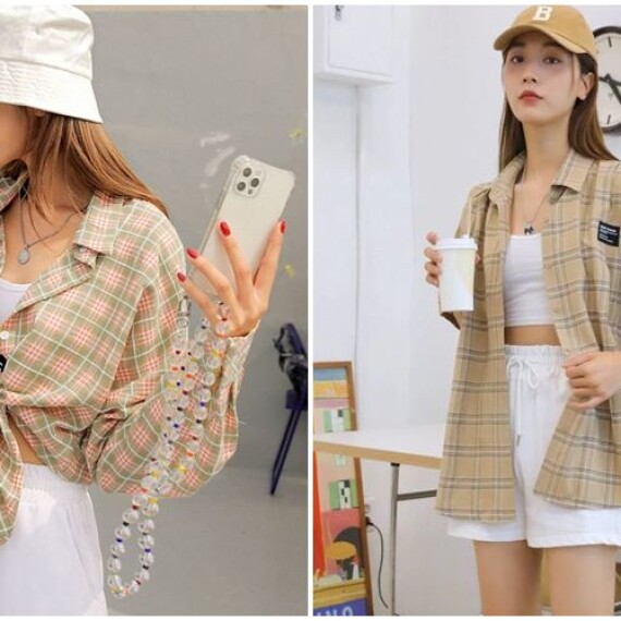 10 Cách phối đồ với áo sơ mi sọc nữ đơn giản, cá tính