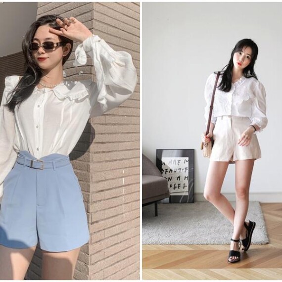 999+ Cách phối áo sơ mi trắng với quần jean nữ chuẩn, thu hút nhất!