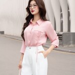 Quần công sở dáng suông xếp ly LQ128