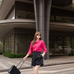 Quần short ống rộng phối túi LQ135