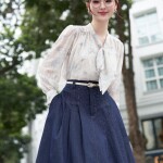Chân váy chữ A dáng xòe dài LV166