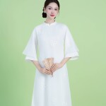 Áo dài Sương Mai NGO003-QT03 thương hiệu ÁO DÀI NGƠ