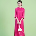 Áo dài tay lỡ Như Ý NGO006-QT01 thương hiệu ÁO DÀI NGƠ