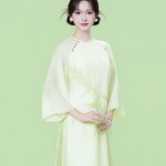 Áo dài Mộc Nhiên NGO033 QT004 thương hiệu ÁO DÀI NGƠ