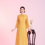 Áo dài Kim Yên NGO037  - QT003 thương hiệu ÁO DÀI NGƠ