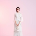 Áo dài Cát Tường NGO039 - QT010 thương hiệu ÁO DÀI NGƠ