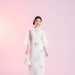 Áo dài Cát Tường NGO039 - QT010 thương hiệu ÁO DÀI NGƠ