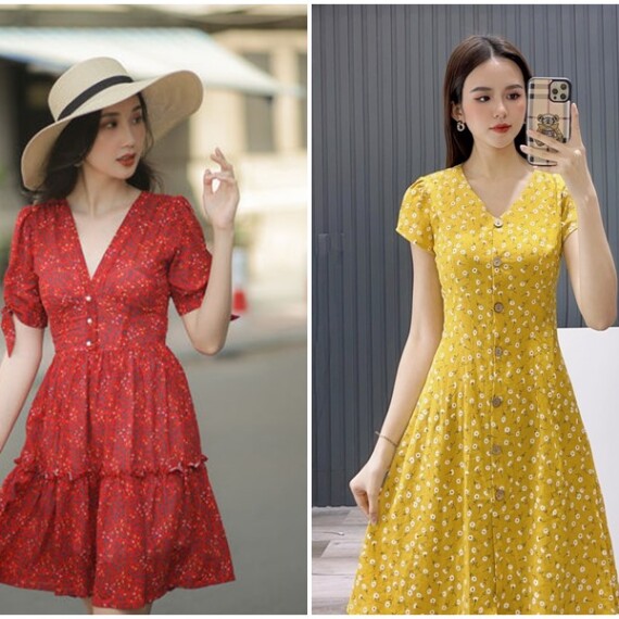 10 cách phối đồ với đầm hoa nhí cực xinh dạo phố ngày hè