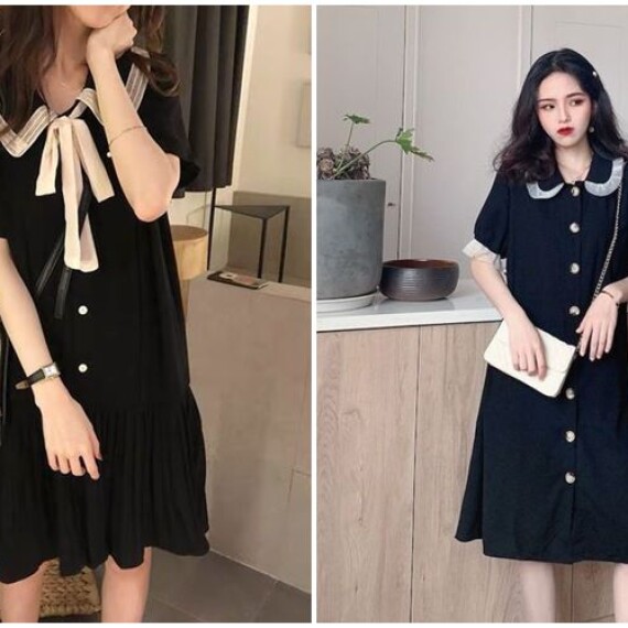 30 kiểu đầm suông đẹp phong cách Hàn Quốc trẻ trung