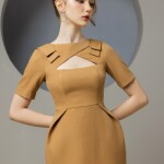 Đầm dáng ôm Cina Dress phối cổ khoét ngực LUXD027