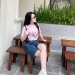 Quần short jean trơn J032