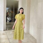 Chân váy chữ A dáng xòe SET056