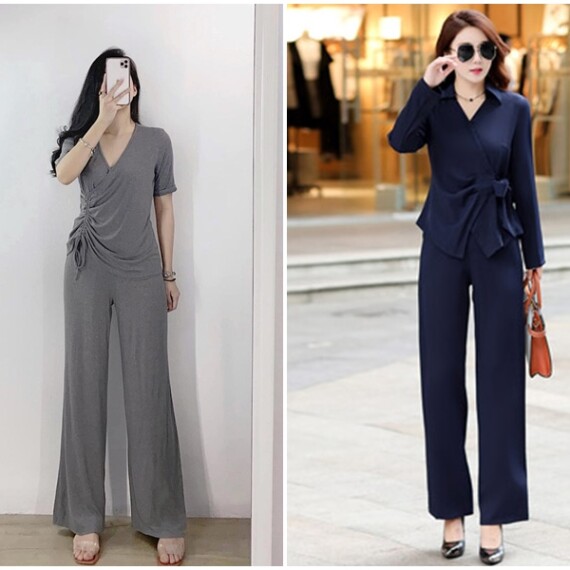 Đồ bộ ống rộng - item thời trang chinh phục mọi cô nàng