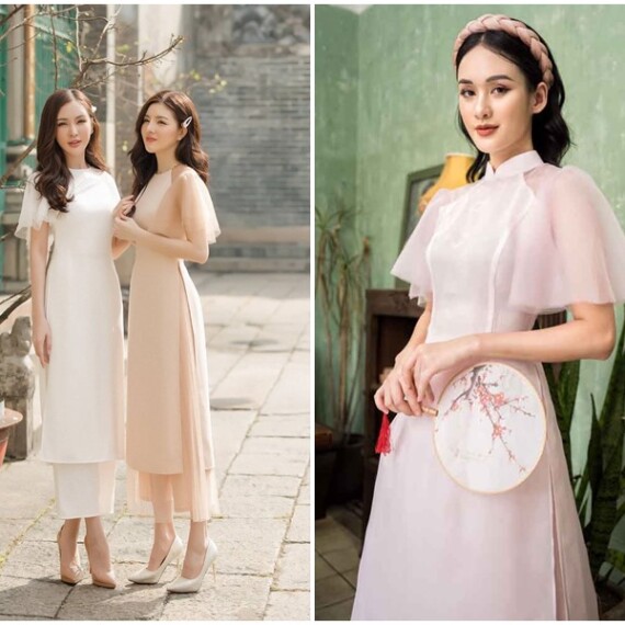 Top 10 mẫu áo dài đẹp, trẻ trung, mẫu mới nhất 2024