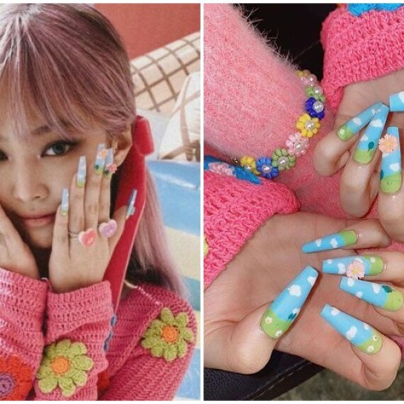 15 mẫu nail nơ xinh đơn giản dễ phối đồ cho nàng tiểu thư