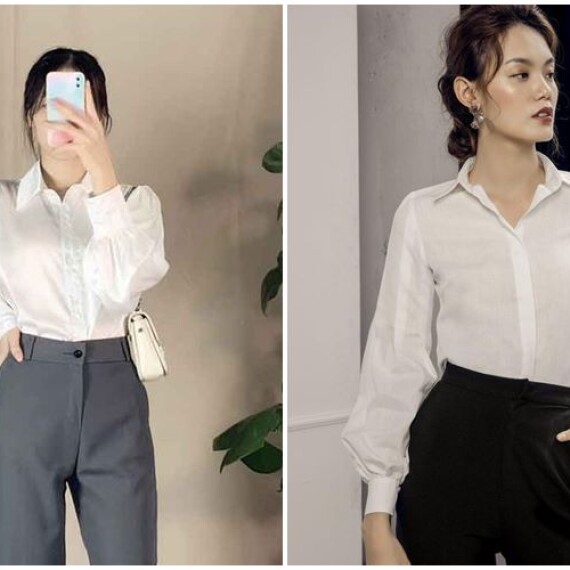 Set quần tây áo sơ mi nữ không thể thiếu trong tủ đồ