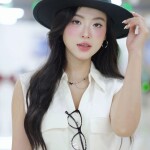 Áo sơ mi nữ LA513 sát nách phối đai năng động