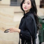 Áo sơ mi LA519 tay phồng phối dây nơ cổ
