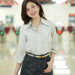 Quần Jean J050 ống rộng cạp trung năng động