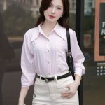 Áo sơ mi LA511 dáng basic thanh lịch