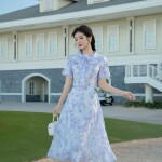 Sơ mi nữ phối chân váy dáng dài SET041 (BÁN LẺ ÁO/CHÂN VÁY)