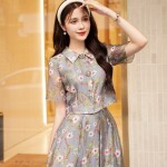 Chân váy họa tiết hoa  SET067