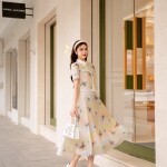 Áo sơ mi  họa tiết hồ điệp SET069
