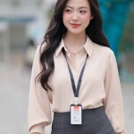 Chân váy bút chì LV191 dáng ngắn thon gọn thanh lịch
