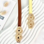 Thắt lưng bản nhỏ phối phụ kiện cài TL040V