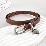 Thắt lưng bản nhỏ phối phụ kiện cài TL042N