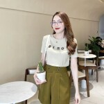 Quần sooc phối đai bản rộng LQ119