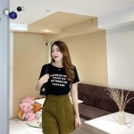 Quần sooc phối đai bản rộng LQ119