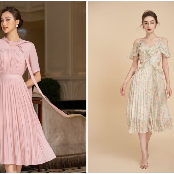 Mẫu váy đầm nữ đẹp, sang trọng hot nhất 2023