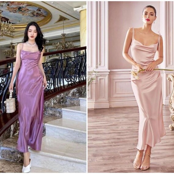 Top các mẫu đầm lụa duyên dáng như nàng thơ