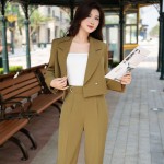 Áo vest nữ croptop phối quần baggy LE200